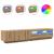 Dulap TV cu LED stejar artizanal 200x35x40 cm lemn prelucrat GartenMobel Dekor