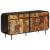 Dulap, 140x35x70 cm, lemn masiv reciclat și metal GartenMobel Dekor