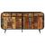 Dulap, 140x35x70 cm, lemn masiv reciclat și metal GartenMobel Dekor