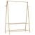 Cuier pentru haine cu rafturi, 132x45,5x150,5 cm, bambus GartenMobel Dekor