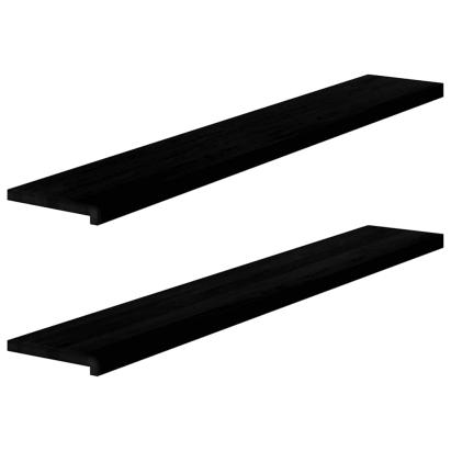 Pervaz 2 buc maro închis 160x25x2 cm lemn masiv de stejar GartenMobel Dekor