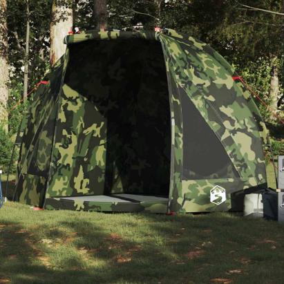 Cort de pescuit Camuflaj rezistent la apă GartenMobel Dekor