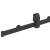 Set feronerie pentru ușă glisantă, negru, 183 cm, oțel GartenMobel Dekor