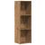 Bibliotecă, Stejar artizanal, 36x30x114 cm, lemn prelucrat GartenMobel Dekor
