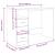 Birou, stejar artizanal, 102x76x50 cm, lemn prelucrat GartenMobel Dekor
