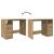 Birou, stejar artizanal, 102x76x50 cm, lemn prelucrat GartenMobel Dekor