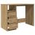 Birou, stejar artizanal, 102x76x50 cm, lemn prelucrat GartenMobel Dekor