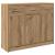 Dulap, stejar artizanal, 91x28x75 cm, lemn prelucrat GartenMobel Dekor