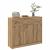 Dulap, stejar artizanal, 91x28x75 cm, lemn prelucrat GartenMobel Dekor