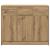 Dulap, stejar artizanal, 91x28x75 cm, lemn prelucrat GartenMobel Dekor