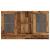 Dulap, lemn vechi, 120x30,5x70 cm, lemn prelucrat GartenMobel Dekor