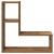 Rafturi de perete cub, 2 buc., lemn vechi, 50x15x50 cm lemn GartenMobel Dekor