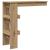 Masă bar perete Stejar artizanal 102x45x103,5 cm lemn compozit GartenMobel Dekor