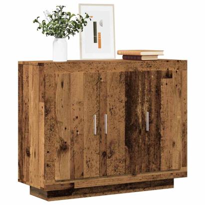 Dulap, lemn vechi, 92x35x75 cm, lemn compozit GartenMobel Dekor