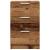 Noptiere, 2 buc, lemn învechit, 40x36x65 cm, lemn prelucrat GartenMobel Dekor