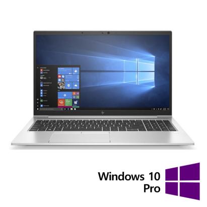 Laptop Nou HP EliteBook 850 G7, Intel Core i5-10310U 1.70 - 4.40GHz, 8GB DDR4, 256GB SSD, 15.6 Inch Full HD, Webcam + Windows 10 Pro NewTechnology Media