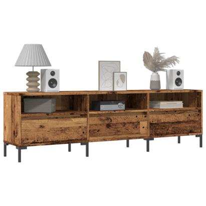Comodă TV, lemn vechi, 150x30x44,5 cm, lemn prelucrat GartenMobel Dekor