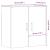 Dulap de perete, stejar artizanal, 60x31x60 cm, lemn prelucrat GartenMobel Dekor