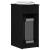 Suport turn pentru computer cu sertar negru 35x45x77 cm GartenMobel Dekor