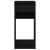 Suport turn pentru computer cu sertar negru 35x45x77 cm GartenMobel Dekor