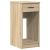 Suport turn pentru computer cu sertar Stejar Sonoma 35x45x77 cm GartenMobel Dekor