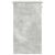 Suport turn computer cu sertar gri beton 35x45x77 cm GartenMobel Dekor
