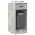 Suport turn computer cu sertar gri beton 35x45x77 cm GartenMobel Dekor