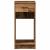 Suport turn pentru computer cu sertar lemn vechi 35x45x77 cm GartenMobel Dekor