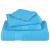Prosoape cu săpun 10 buc turcoaz 30x30 cm 360 g/m² 100% bumbac GartenMobel Dekor