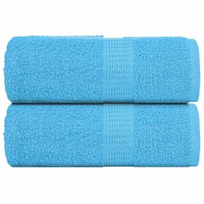 Prosoape pentru oaspeți 2 buc turcoaz 360 g/m² 100% bumbac GartenMobel Dekor