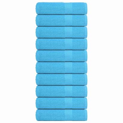 Prosoape de baie 10 buc turcoaz 100x150 cm 360 g/m² 100% bumbac GartenMobel Dekor