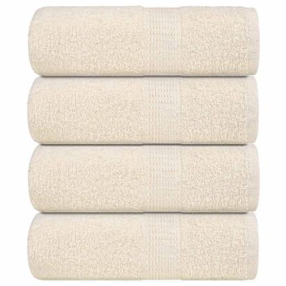 Prosoape de săpun 4 buc cremă 30x30 cm 360 g/m² 100% bumbac GartenMobel Dekor