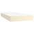 Pat box spring cu saltea, crem, 100x200 cm, piele ecologică GartenMobel Dekor