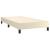 Pat box spring cu saltea, crem, 100x200 cm, piele ecologică GartenMobel Dekor