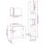 Set mobilier de baie, 3 piese, stejar fumuriu, lemn prelucrat GartenMobel Dekor