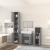 Set mobilier de baie, 4 piese, gri sonoma, lemn prelucrat GartenMobel Dekor
