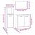 Set mobilier de baie, 3 piese, stejar fumuriu, lemn prelucrat GartenMobel Dekor