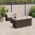 Set canapele de grădină cu perne, 6 piese, maro, poliratan GartenMobel Dekor