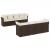 Set canapele de grădină cu perne, 9 piese, maro, poliratan GartenMobel Dekor