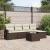 Set canapele de grădină cu perne, 6 piese, maro, poliratan GartenMobel Dekor