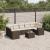 Set canapele de grădină cu perne, 8 piese, maro, poliratan GartenMobel Dekor