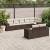 Set canapele de grădină cu perne, 8 piese, maro, poliratan GartenMobel Dekor