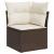 Set canapele de grădină cu perne, 9 piese, maro, poliratan GartenMobel Dekor