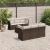 Set canapele de grădină cu perne, 7 piese, maro, poliratan GartenMobel Dekor