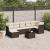 Set canapele de grădină cu perne, 8 piese, maro, poliratan GartenMobel Dekor