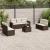Set canapele de grădină cu perne, 8 piese, maro, poliratan GartenMobel Dekor