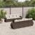 Set canapele de grădină cu perne, 9 piese, maro, poliratan GartenMobel Dekor