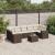 Set canapele de grădină cu perne, 8 piese, maro, poliratan GartenMobel Dekor