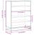 Pantofar, negru, 75x38x97,5 cm, lemn prelucrat/metal GartenMobel Dekor