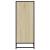 Pantofar, stejar sonoma, 75x38x97,5 cm, lemn prelucrat/metal GartenMobel Dekor